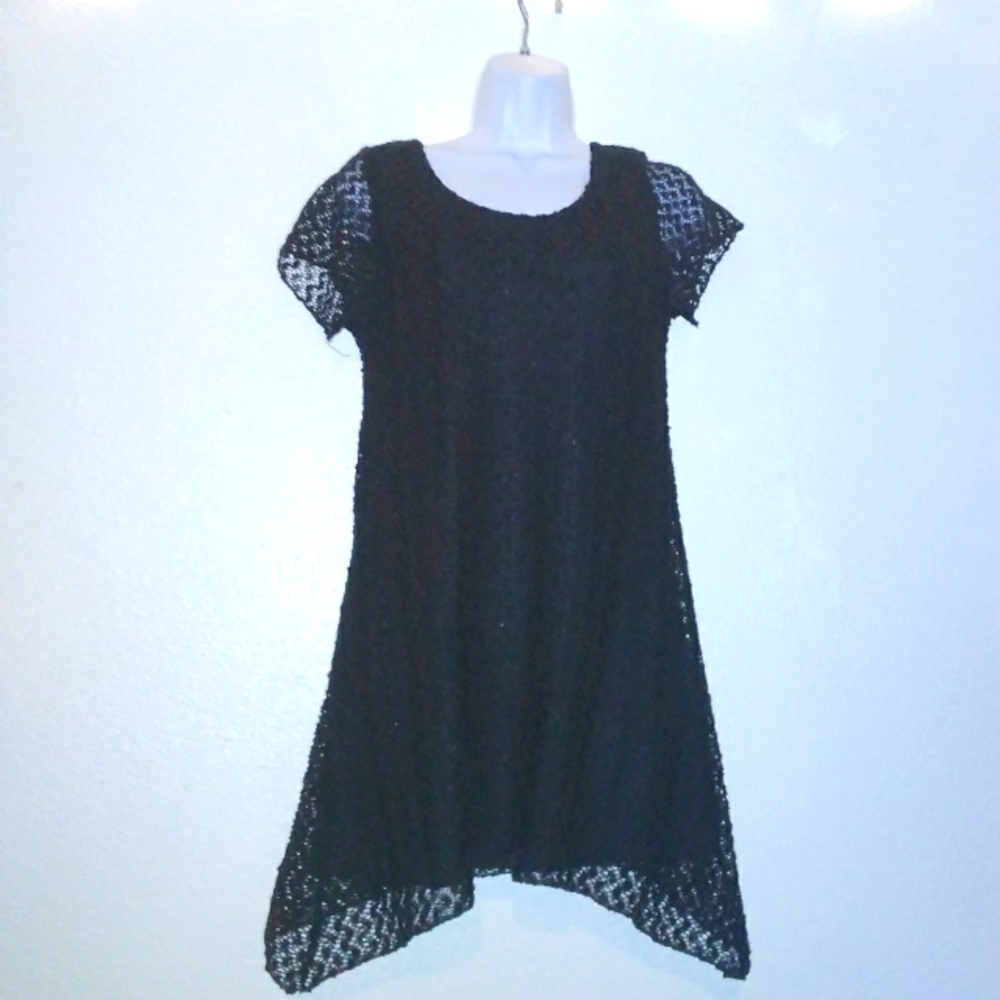 Shannon Ford New York Black Lace Fit And Flare Dress
